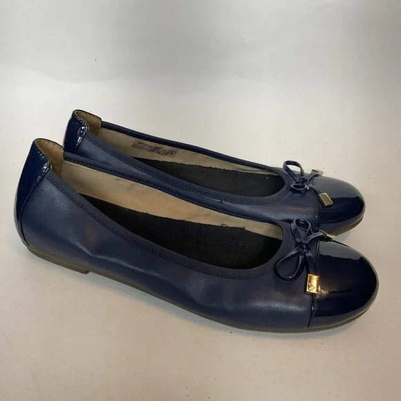 VIONIC Women's 8,5 Spark Minna Ballet Flats Navy Blue Clean Comfort Shoes - Picture 11 of 11
